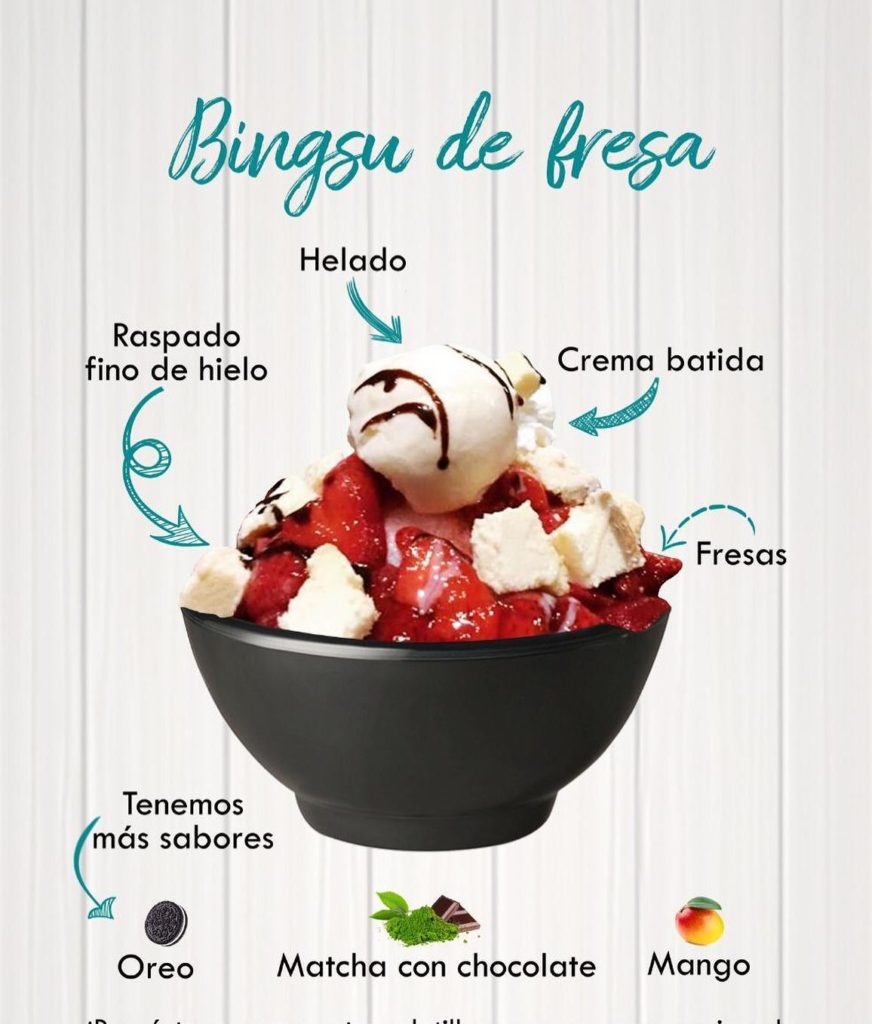 Bingsu de Fresa