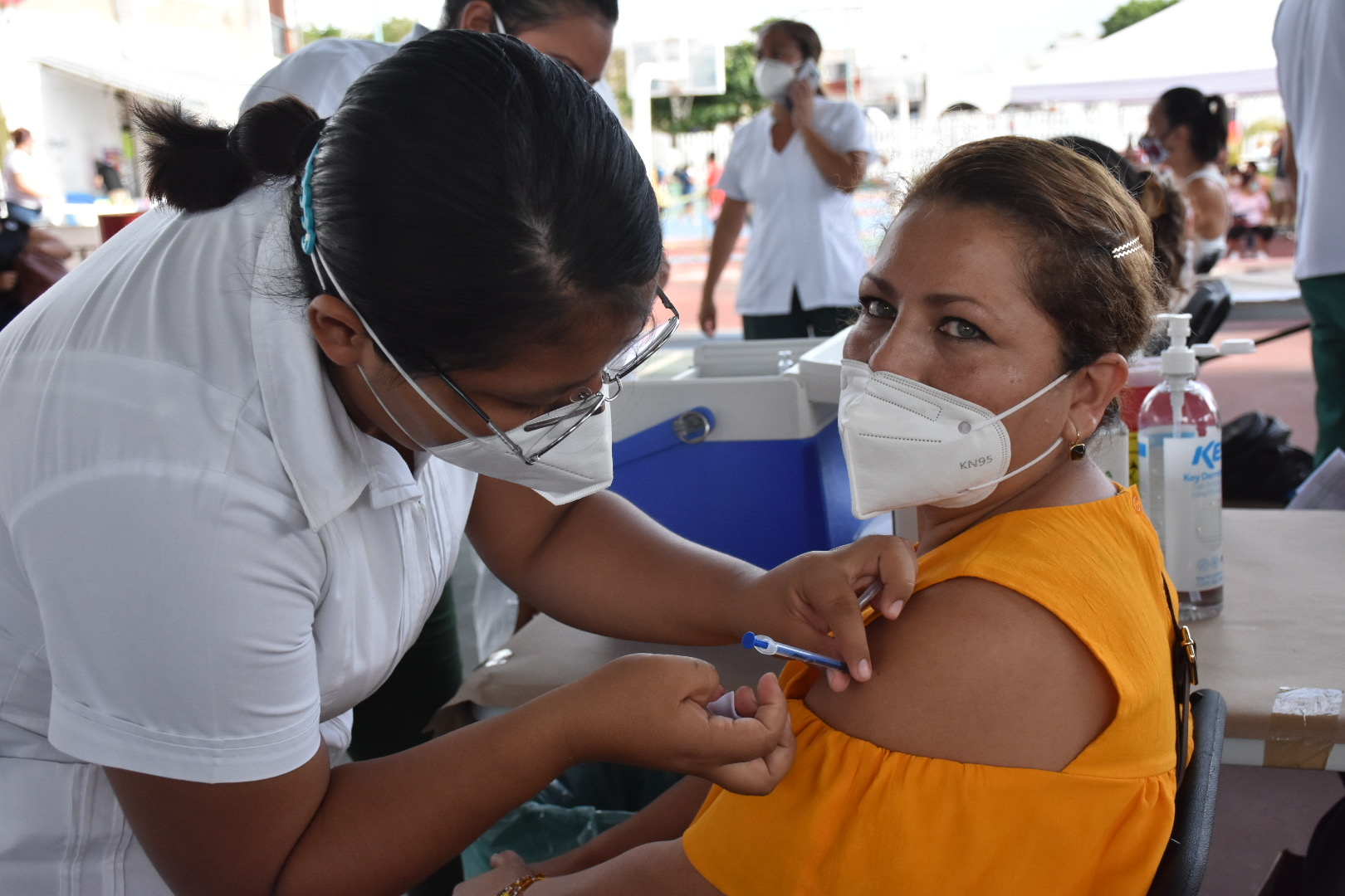 Vacunación en Cancún