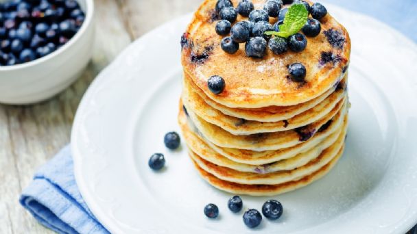 desayunos saludables con mora azul