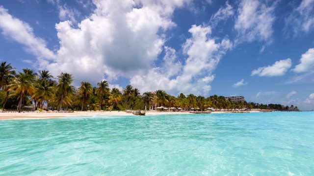 Playa norte en Isla Mujeres