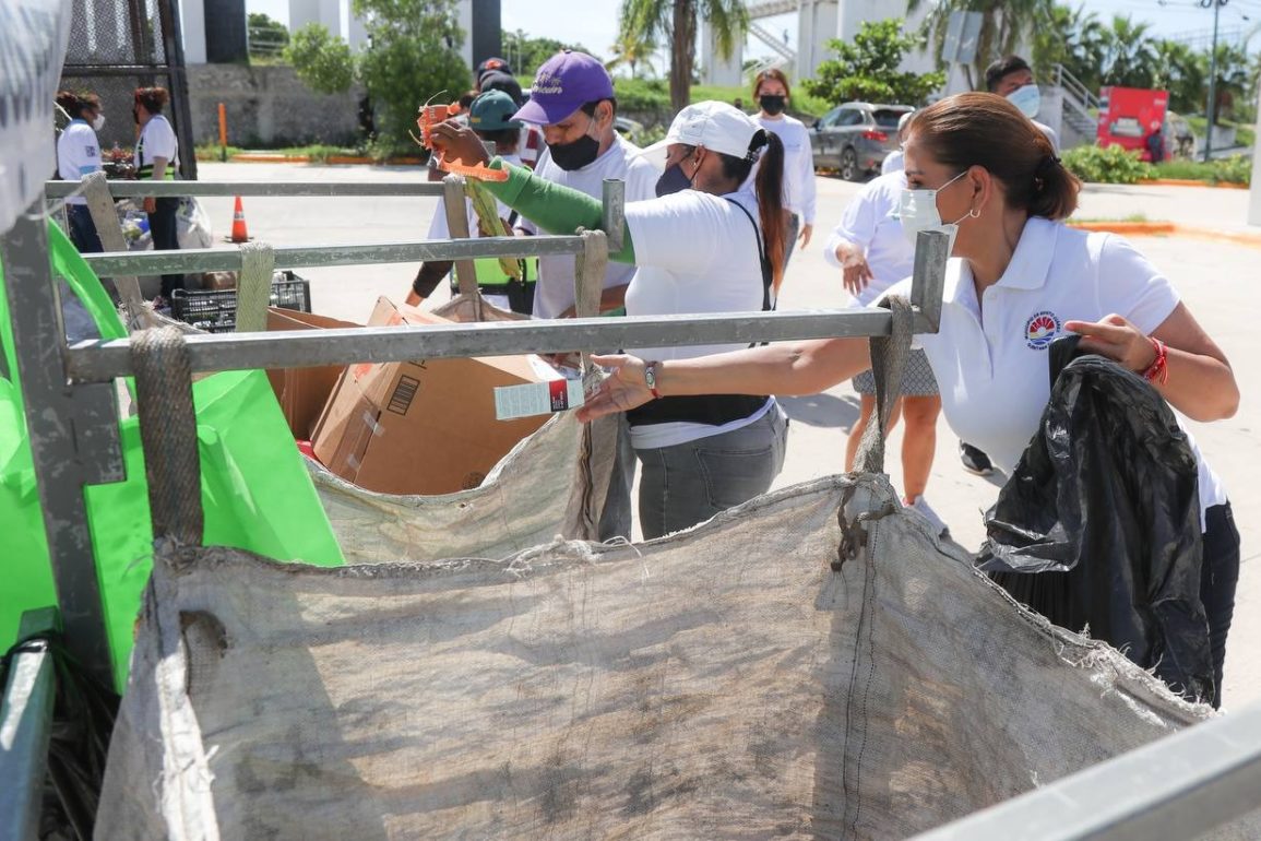 Programa de reciclaje en Cancún