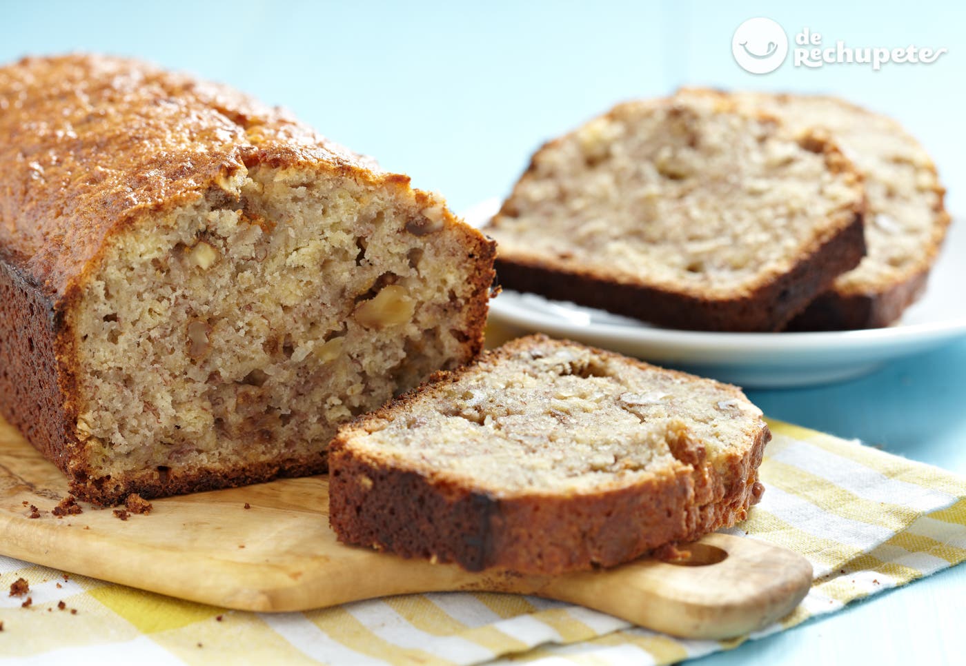 pastel de queso con plátano