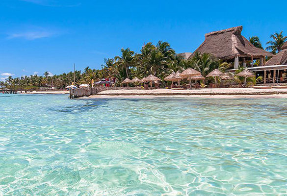 Playa norte en Isla Mujeres ID