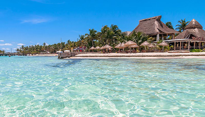 Playa norte en Isla Mujeres ID