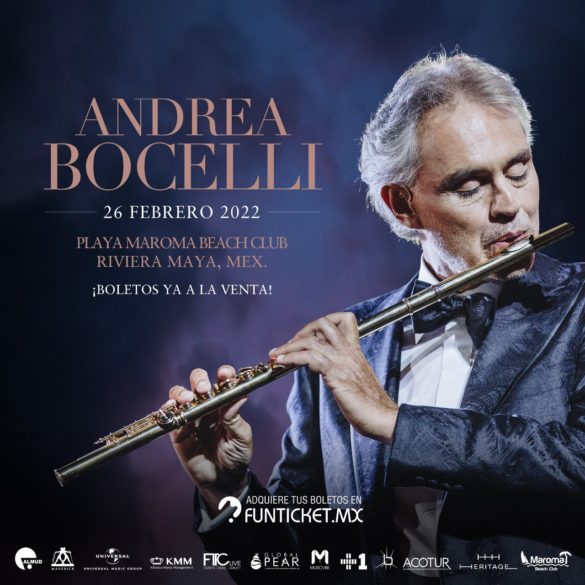 Andrea Bocelli en Riviera Maya