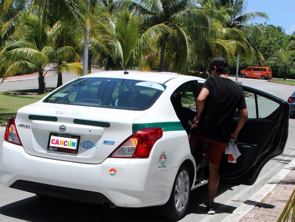 Taxi en Cancún
