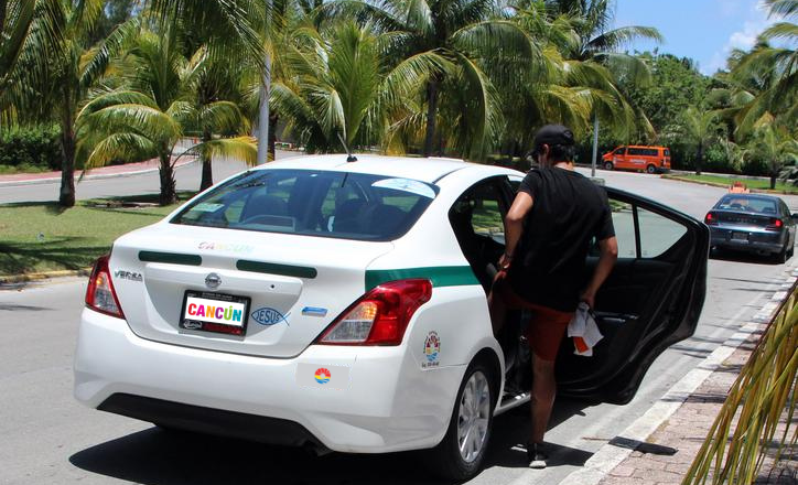 Taxi en Cancún