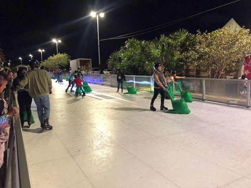 Pista de patinaje sobre hielo