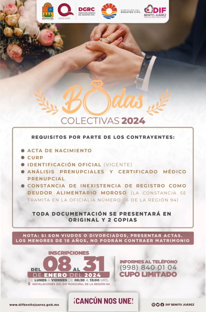 Bodas Colectivas 2024