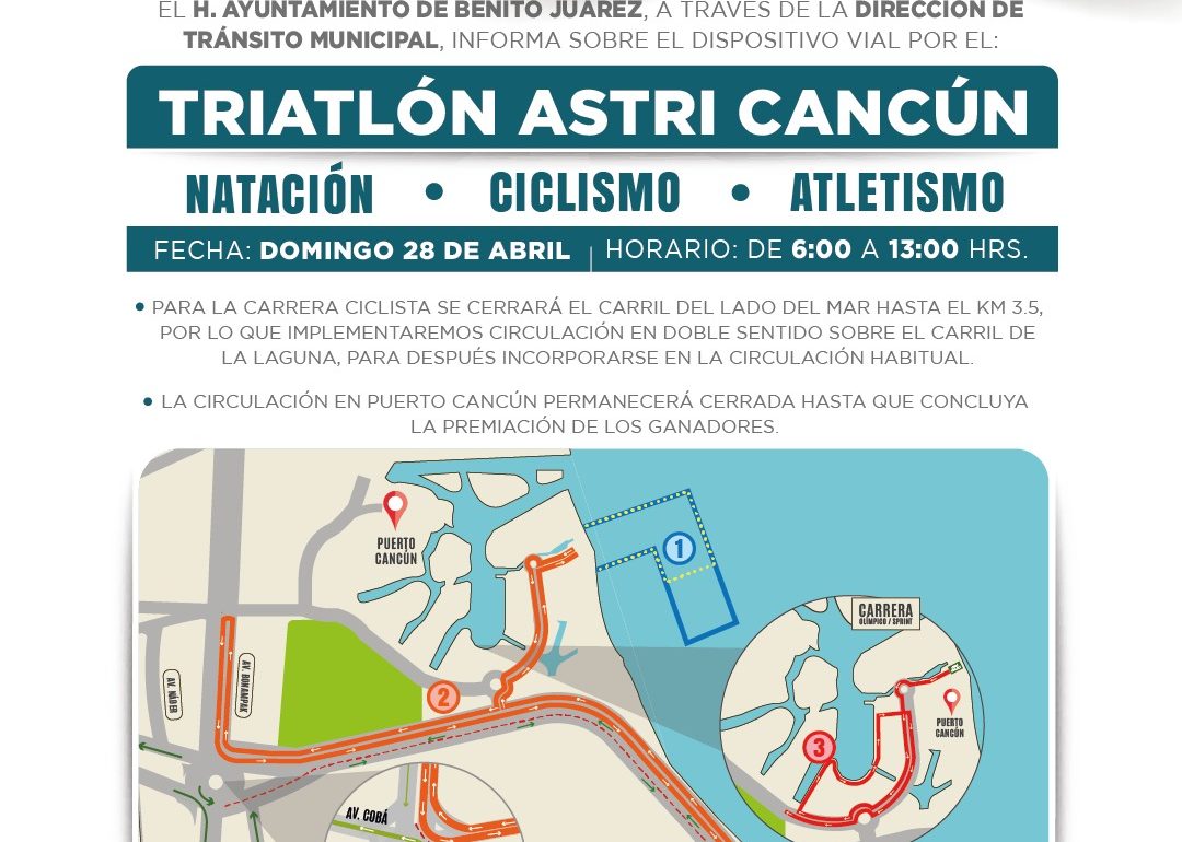 Triatlón Astri Cancún